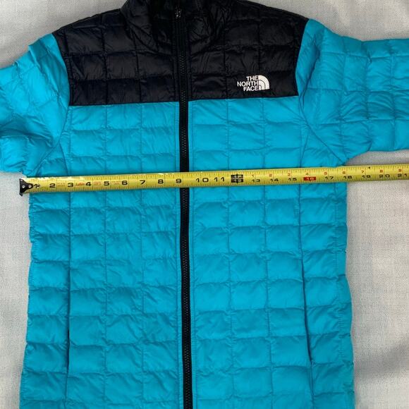 The North Face Girls- Youth Thermoball Eco Jacket TURQUOISE‎ BLUE - Picture 6 of 7